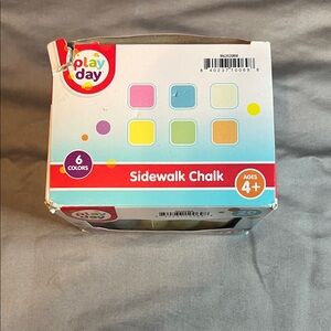 Play Day Sidewalk Chalk Set - 6 Vibrant Colors